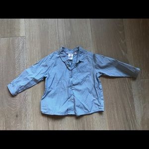 Bonpoint shirt, blue stripes